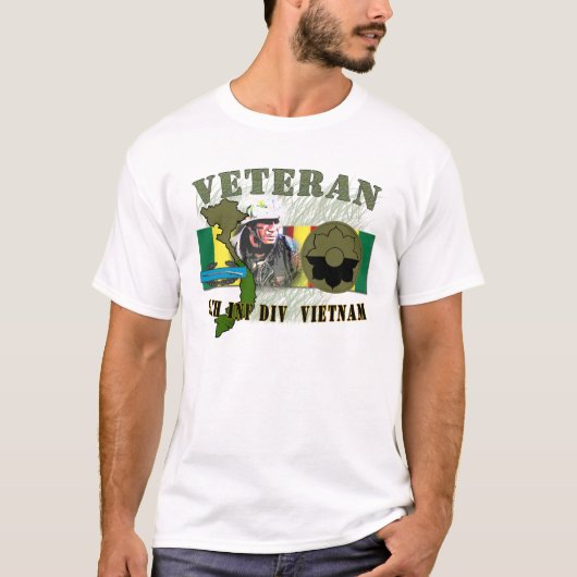 T-shirt 9ème Divisions de FNI - Le Vietnam (w/CIB) (Devant)