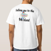 T-shirt 9ème plaisanterie d'île de Las Vegas (Dos)