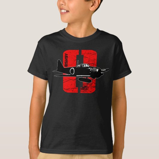 T-shirt A6M zéro (Devant)