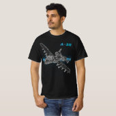 T-shirt A-10 Thunderbolt II (Thwarthog) (Devant entier)