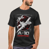 T-shirt A-10 Thunderbolt II Warthog attaque subsonique Pla (Devant)