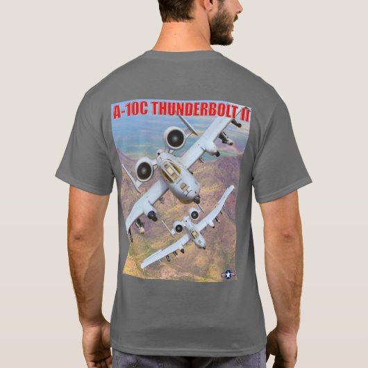 T-SHIRT A-10C THUNDERBOLT II (Dos)