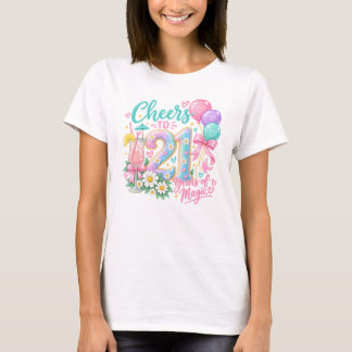 T-shirt À 21 ans - Des années de magie Joyeux 21e annivers