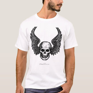 T-shirt à ailes de crâne