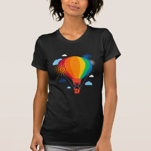 T-shirt à air chaud Balloon à air chaud Circuler F
