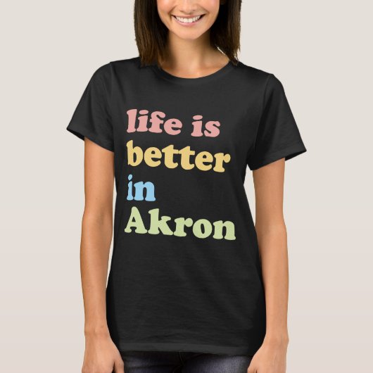 T-shirt A Akron, OH (Devant)