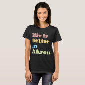 T-shirt A Akron, OH (Devant entier)
