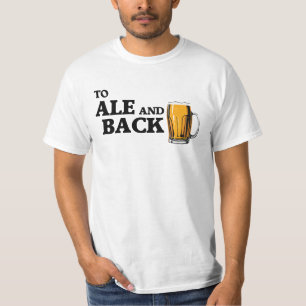 T-shirt À Ale Et À Back - Citation De L'Amateur De Bière
