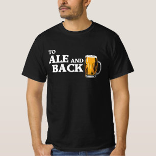 T-shirt À Ale Et À Back - Citation De L'Amateur De Bière