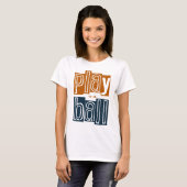 T-shirt à balle, baseball d'été (Devant entier)