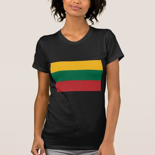 T-shirt A bas prix ! Drapeau Lituanie (Devant)