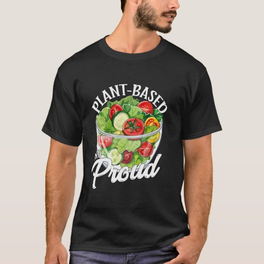 T-shirt À base de plantes et fière (Devant)