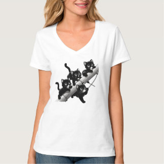 T-shirt A beautiful and cute design for small black cats