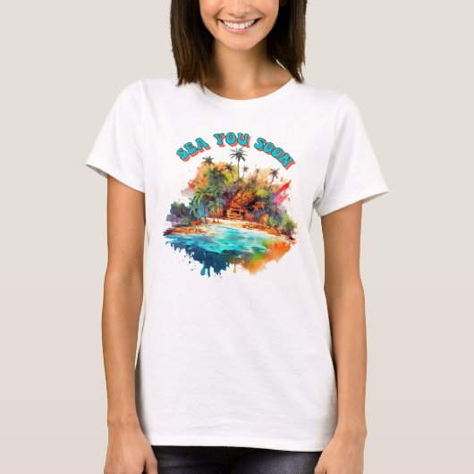 T-shirt À bientôt (Devant)