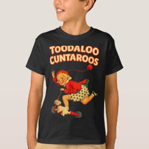 T-shirt À bientôt cuntaroos scooter drôle fille impertinen