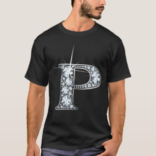 T-shirt à bille de diamant "P"