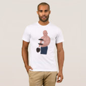 T-shirt A bodybuilder daddy training with dumbbells (Devant entier)