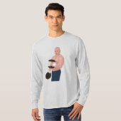 T-shirt A bodybuilder daddy training with dumbbells (Devant entier)