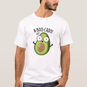 T-shirt A-boo-cado Drôle Avocado Puns Scare (Devant)