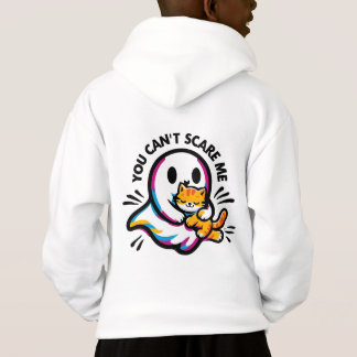 T-shirt à capuche fantaisiste Halloween Fantôme et