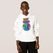 T-shirt à capuche pour enfants (Devant entier)