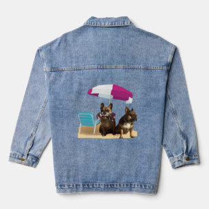 T-shirt à capuche pour été heureux de Bouledogue f