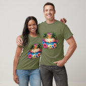 T-shirt à capuche "Vibes d'été" (Unisexe)