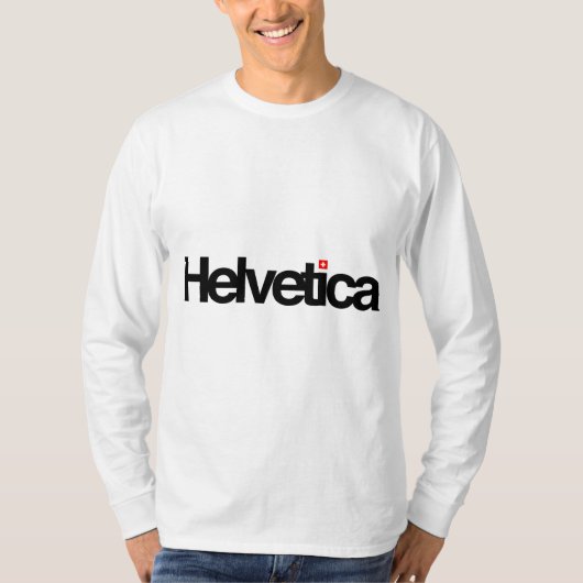 T-shirt À capuchon helvetica d'amour (Devant)