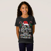 T-Shirt A cause de l'inflation, les affreux pulls de Noël (Devant entier)