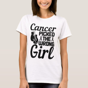 T-shirt A Choisi Le Mauvais Mont De Sensibilisation Au Can