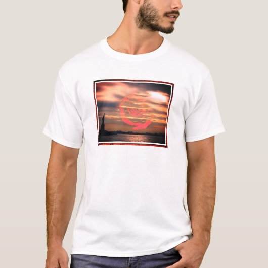 T-Shirt A Cloudy Sky with Heart (Devant)