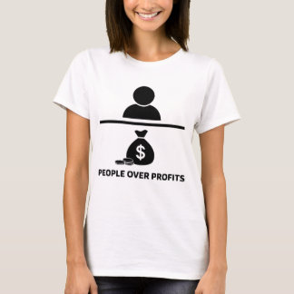 T-shirt à col blanc pour femmes