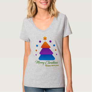T-shirt à col en V basique pour femmes Freefit A