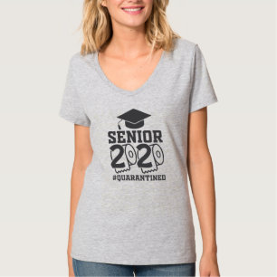 T-shirt à col V de base pour femmes