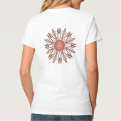 T-shirt à col V pour femmes (Dos)