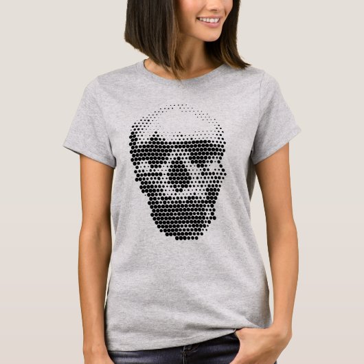 T-shirt à crâne à pois (Devant)