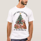T-shirt A cute dog and puppy lover Christmas design (Devant)