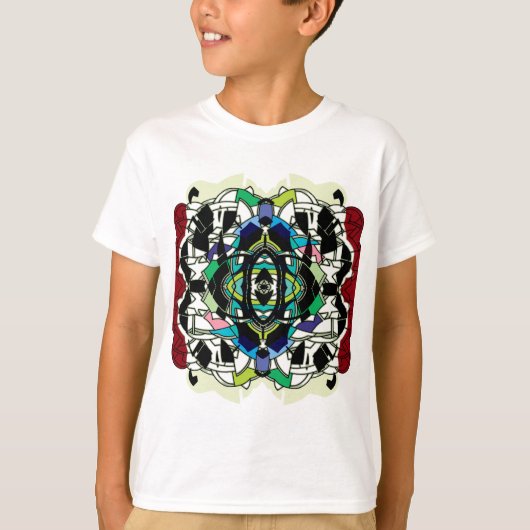 T-shirt à damiers (Devant)