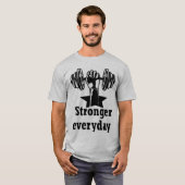 T-shirt à design motivant (Devant entier)