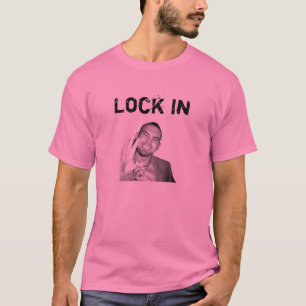 T-shirt A dessiné, serrure dedans