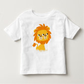 T-shirt à deux visages, le plus mignon lion en bas (Devant)