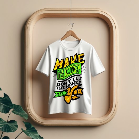 T-shirt à devis d'argent - Vêtements de motivation