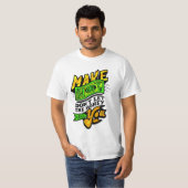 T-shirt à devis d'argent - Vêtements de motivation (Devant entier)