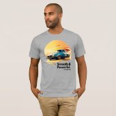 T-Shirt à dos texte lisse (Devant entier)