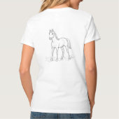 T-Shirt à encolure en V (Dos)