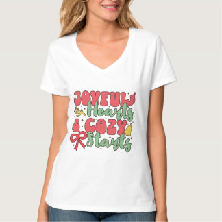 T-shirt à encolure en V
