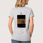 T-Shirt à Encolure en V (Acier Clair) (Dos)
