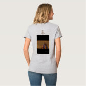 T-Shirt à Encolure en V (Acier Clair) (Dos entier)