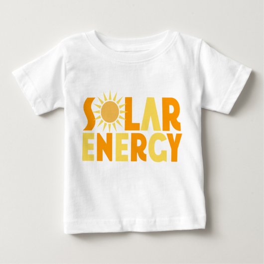 T-shirt à énergie solaire de cadeau (Devant)