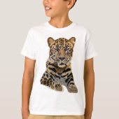 T-shirt A est pour Amur Leopard (Devant)